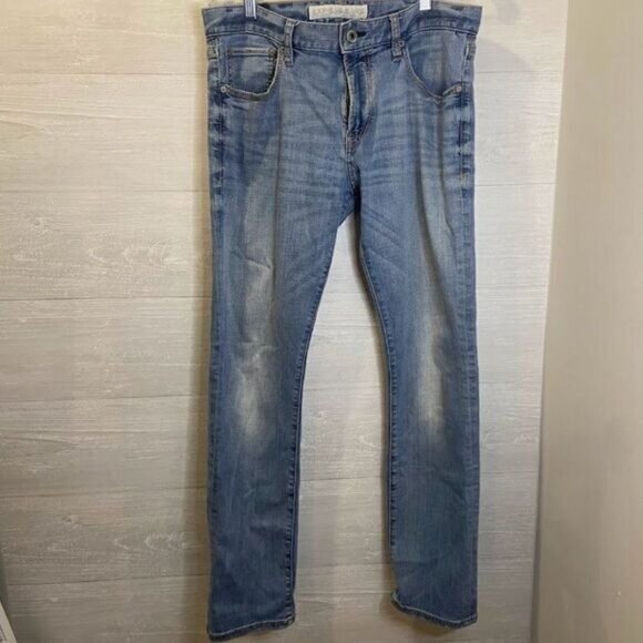 Express Jeans Men's Slim fit Slim Leg Denim Jeans Pants - Picture 3 of 7